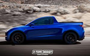 Tesla Model Y Pickup by X-Tomi Design '2019